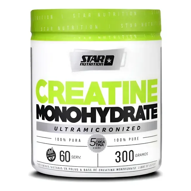 CREATINA MONOHIDRATO 300G POTE STAR NUTRITION