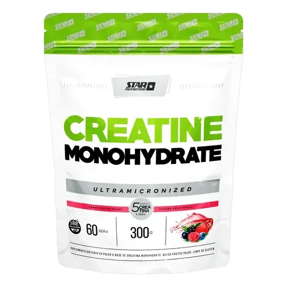 CREATINA MONOHIDRATO 300G DOYPACK FRUIT PUNCH STAR NUTRITION
