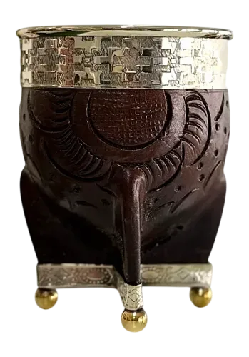 Mate Imperial Premium Cuero Repujado